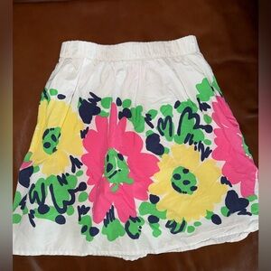 Lilly Pulitzer, "Doodle Bug Daisy Placed" Skirt